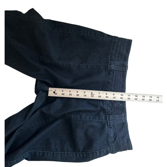 Rafaella Womens Dark Blue Denim Straight-Leg Bootcut Stretch Jeans Size 8 - Picture 6 of 7